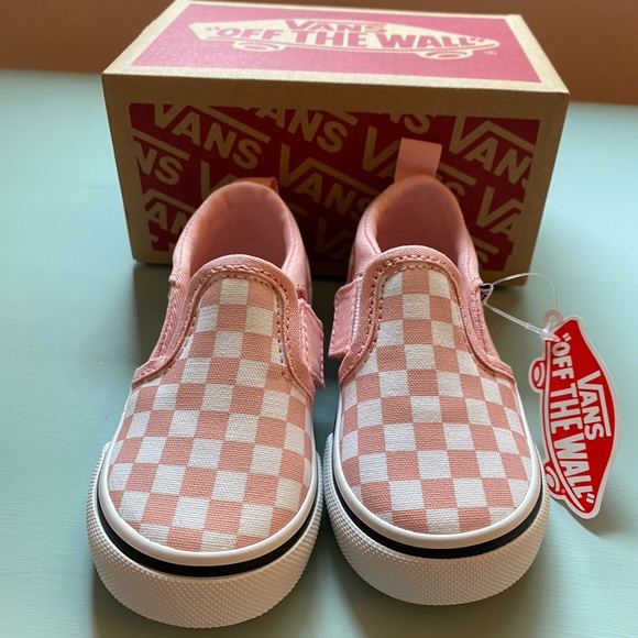 VANS Toddler Slip-on V checkerboard shoe - Picture 2 of 7